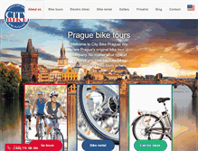 Tablet Screenshot of citybike-prague.com